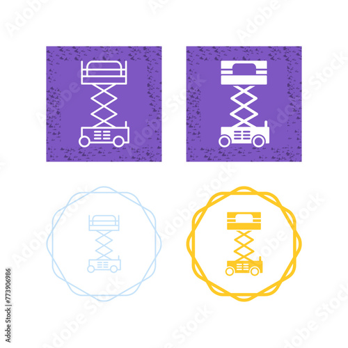 Lifter Crane Vector Icon