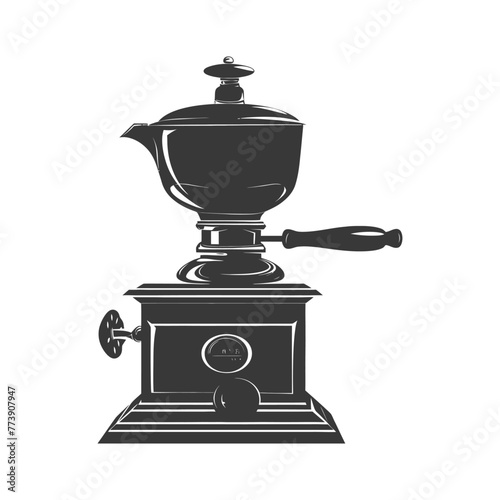 silhouette coffee grinder black color only