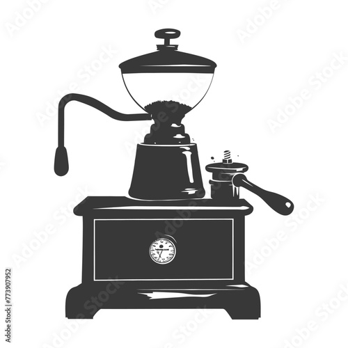 silhouette coffee grinder black color only