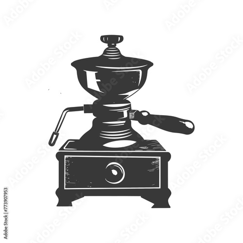 silhouette coffee grinder black color only
