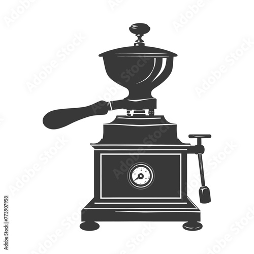 silhouette coffee grinder black color only