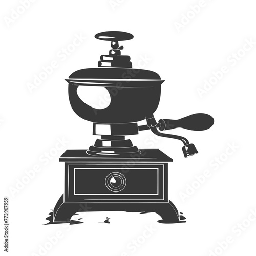 silhouette coffee grinder black color only