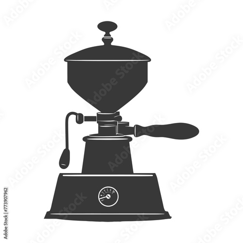 silhouette coffee grinder black color only