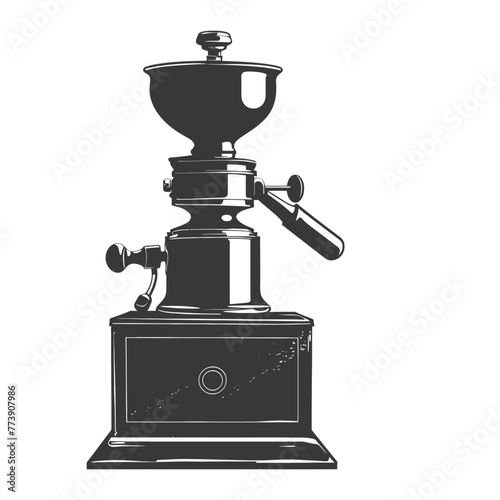 silhouette coffee grinder black color only