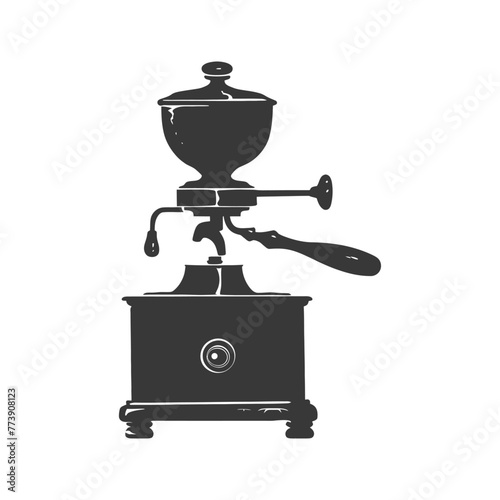 silhouette coffee grinder black color only