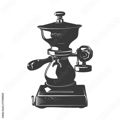 silhouette coffee grinder black color only
