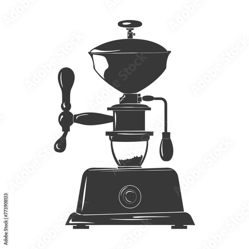 silhouette coffee grinder black color only
