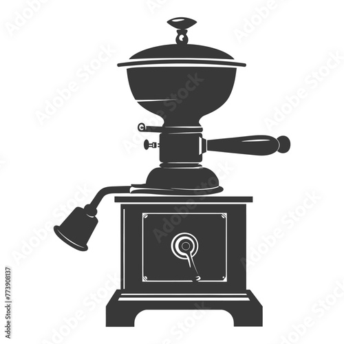 silhouette coffee grinder black color only