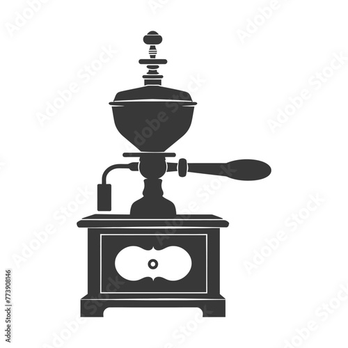silhouette coffee grinder black color only