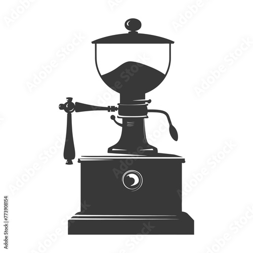silhouette coffee grinder black color only