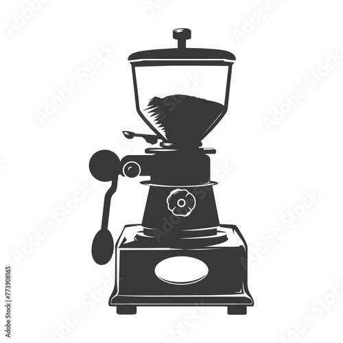 silhouette coffee grinder black color only