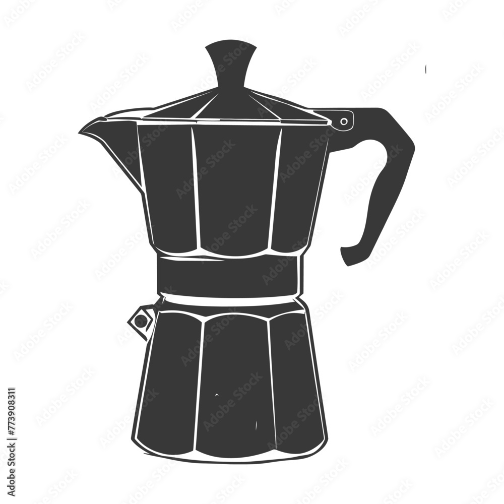 silhouette coffee maker black color only silhouette coffee maker black color only