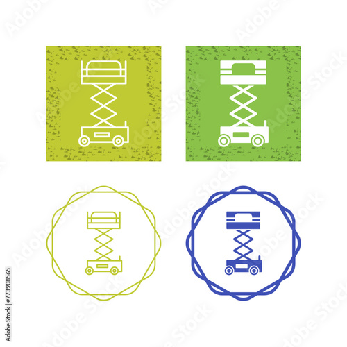 Lifter Crane Vector Icon