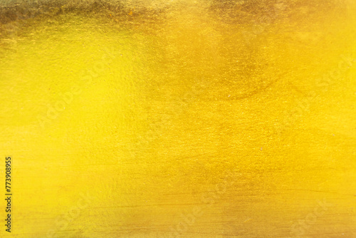 Gold abstract background or texture and gradients shadow horizontal shape © phatthanit