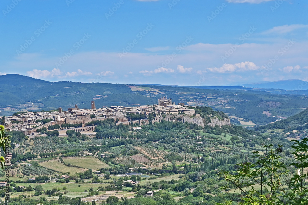 Orvieto, panorama della città antica, Terni - Umbria