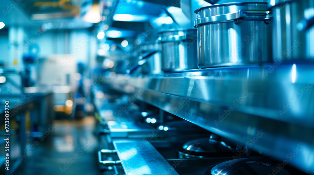 Organized Kitchen With Abundance of Pots and Pans
