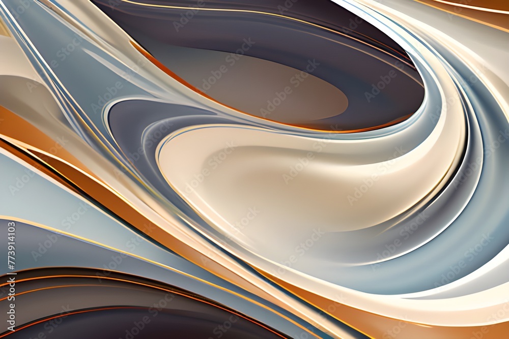 Obraz premium Colorful abstract design with vibrant hues and intricate patterns, evoking a sense of creativity and imagination.