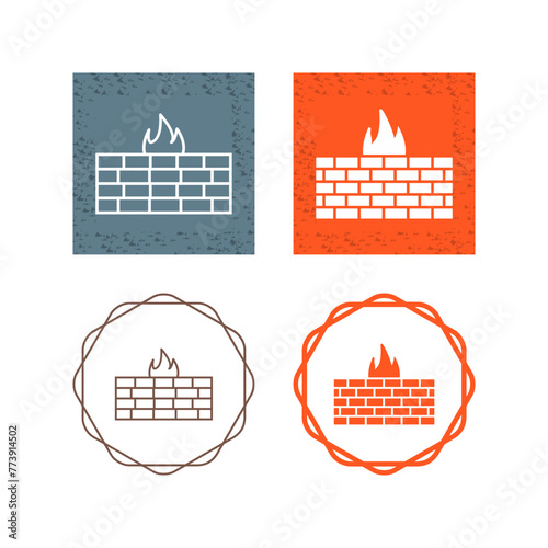 Firewall Vector Icon