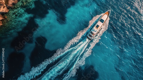 Boat Sailing in Ocean