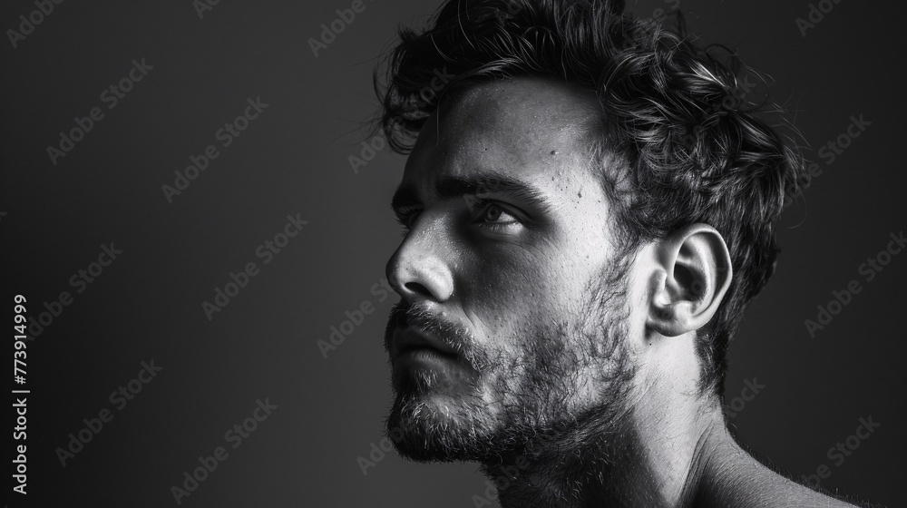 Beard Trend A Man's Beard in Focus Generative AI Beard Trend A Man's Beard in Focus Generative AI