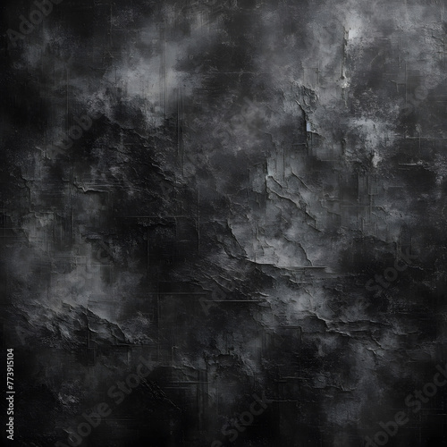 Monochrome textured abstract background with a rough, weathered appearance