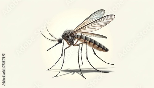 A hand holding a mosquito © Alejandro