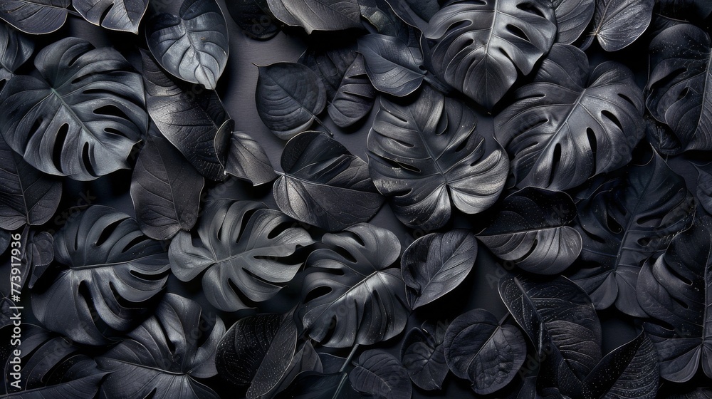 Cluster of Black Leaves Cluster of Black Leaves