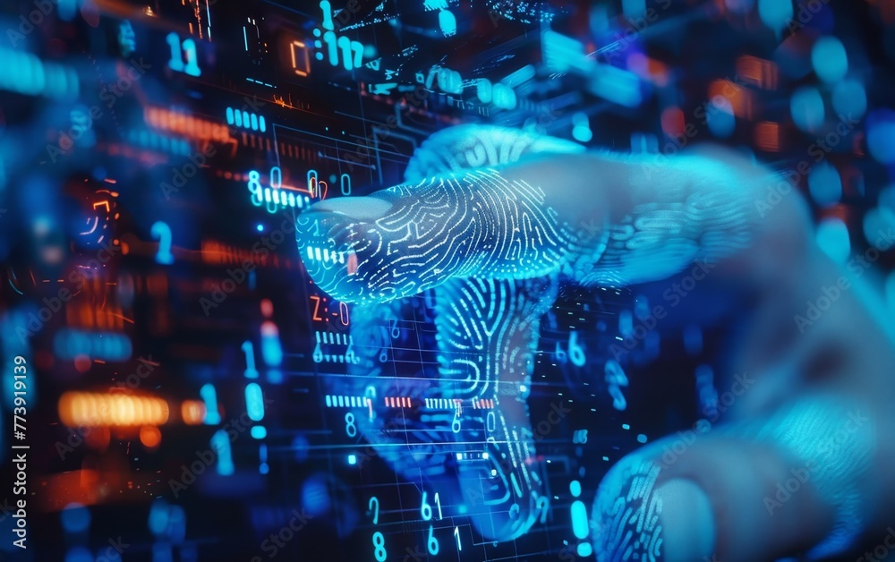 Digital Fingerprint Scanning for Data Security. Digital Fingerprint Scanning for Data Security.