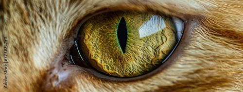 Eye of the Beholder A Close-Up of a Cat's Eye Generative AI