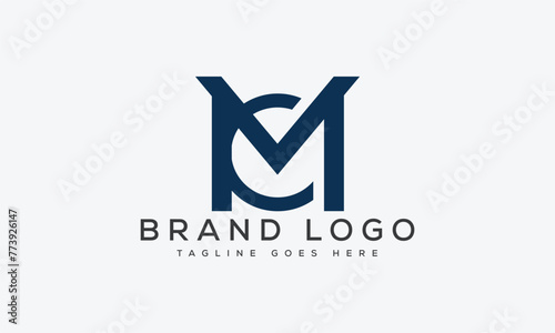 letter MC logo design vector template design for brand