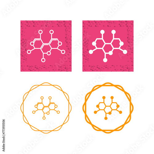 Molecule Structure Vector Icon