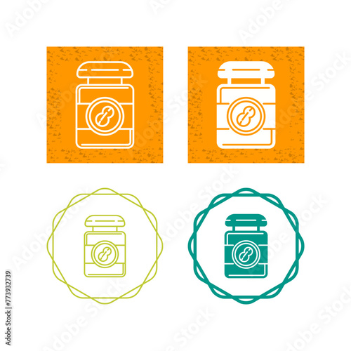 Peanut Butter Vector Icon