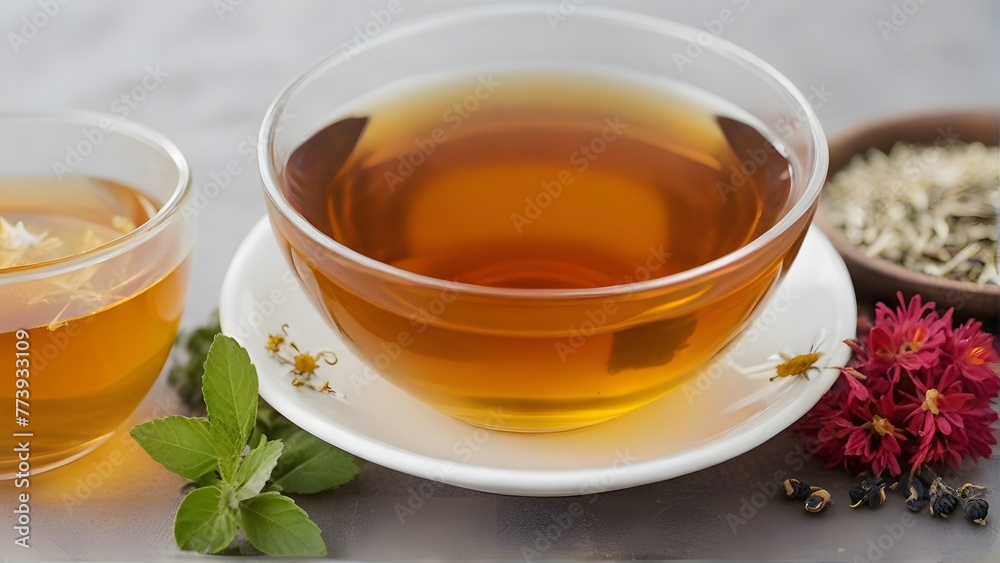 cup of tea with lemon, ai generated cup of tea with lemon, ai generated