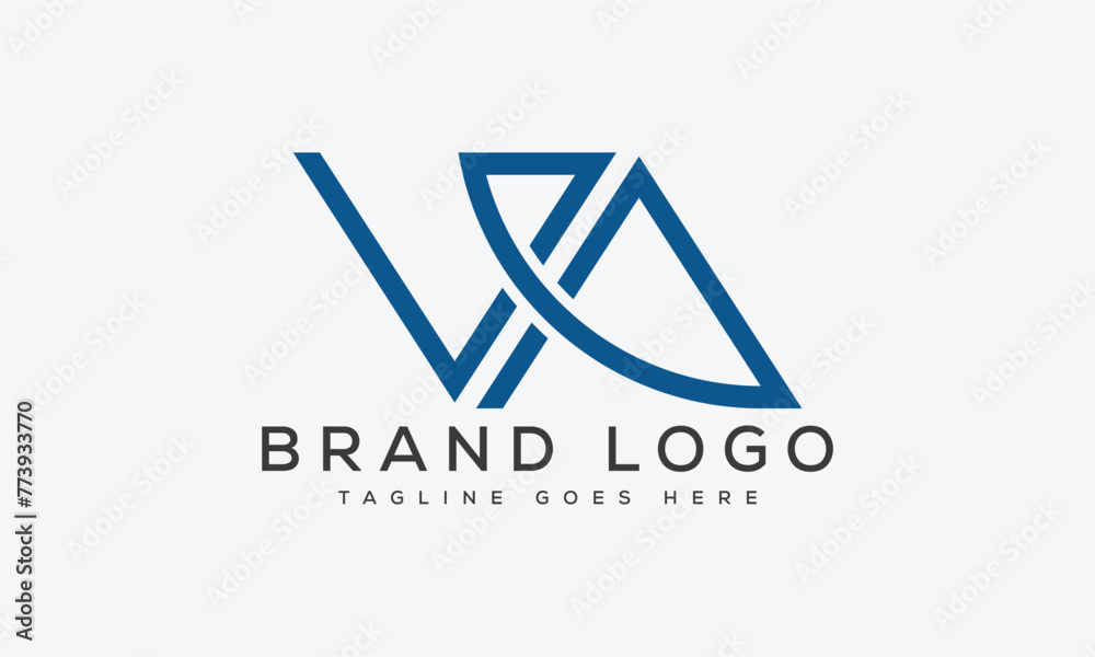 letter VA logo design vector template design for brand letter VA logo design vector template design for brand