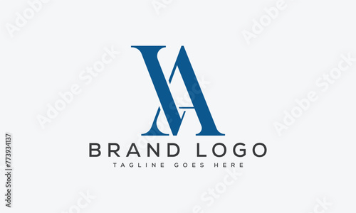 letter VA logo design vector template design for brand