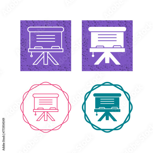 Whiteboard Vector Icon