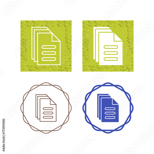 Document Vector Icon