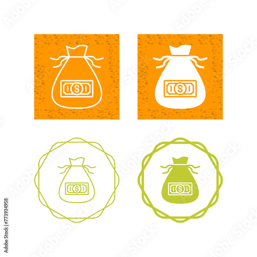 Money Bag Vector Icon