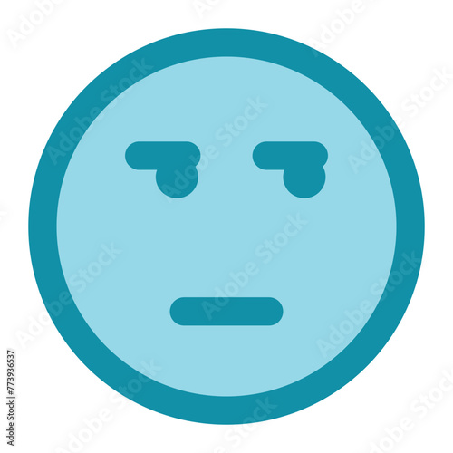 annoyed icon for illustration