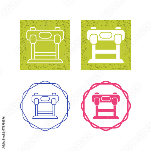 Hurdles Race Vector Icon