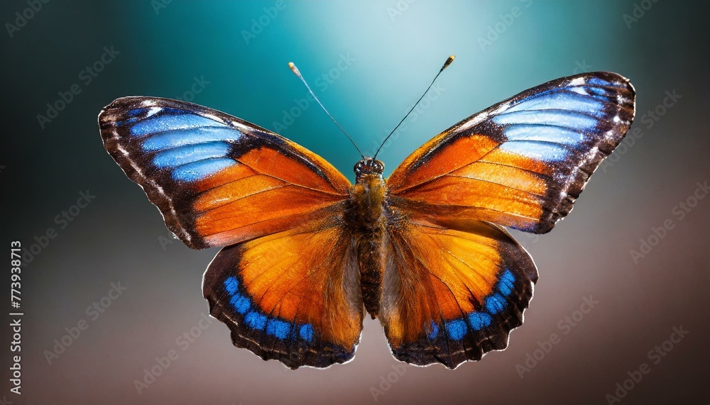 Obraz premium Stunning butterfly , isolated on transparent background, macro
