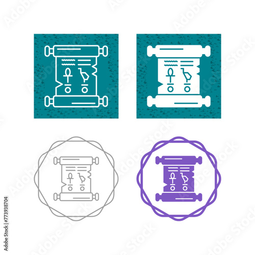 Papyrus Vector Icon
