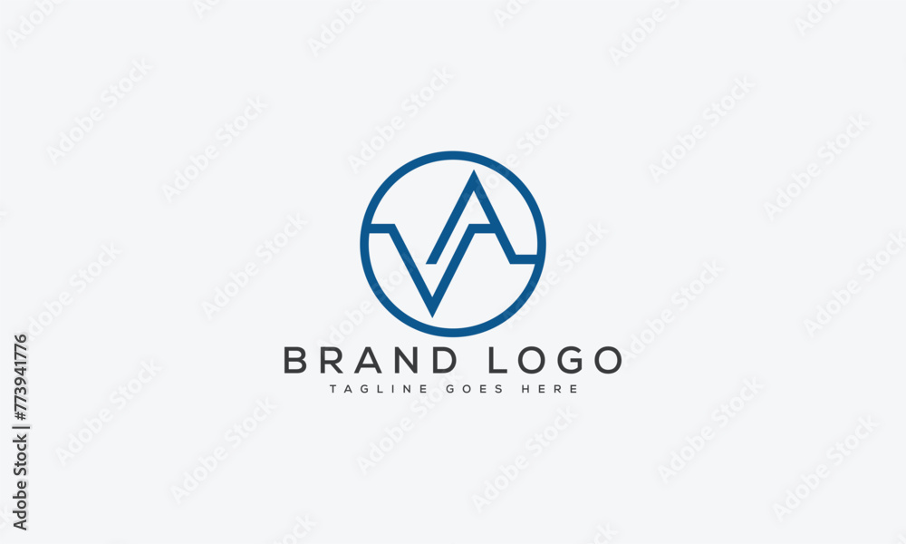 letter VA logo design vector template design for brand letter VA logo design vector template design for brand