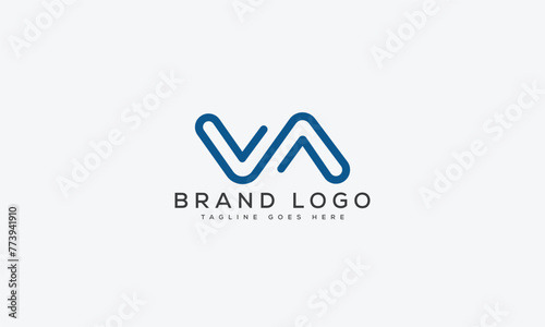 Free Download letter VA logo design vector template design for brand - GFXLoad