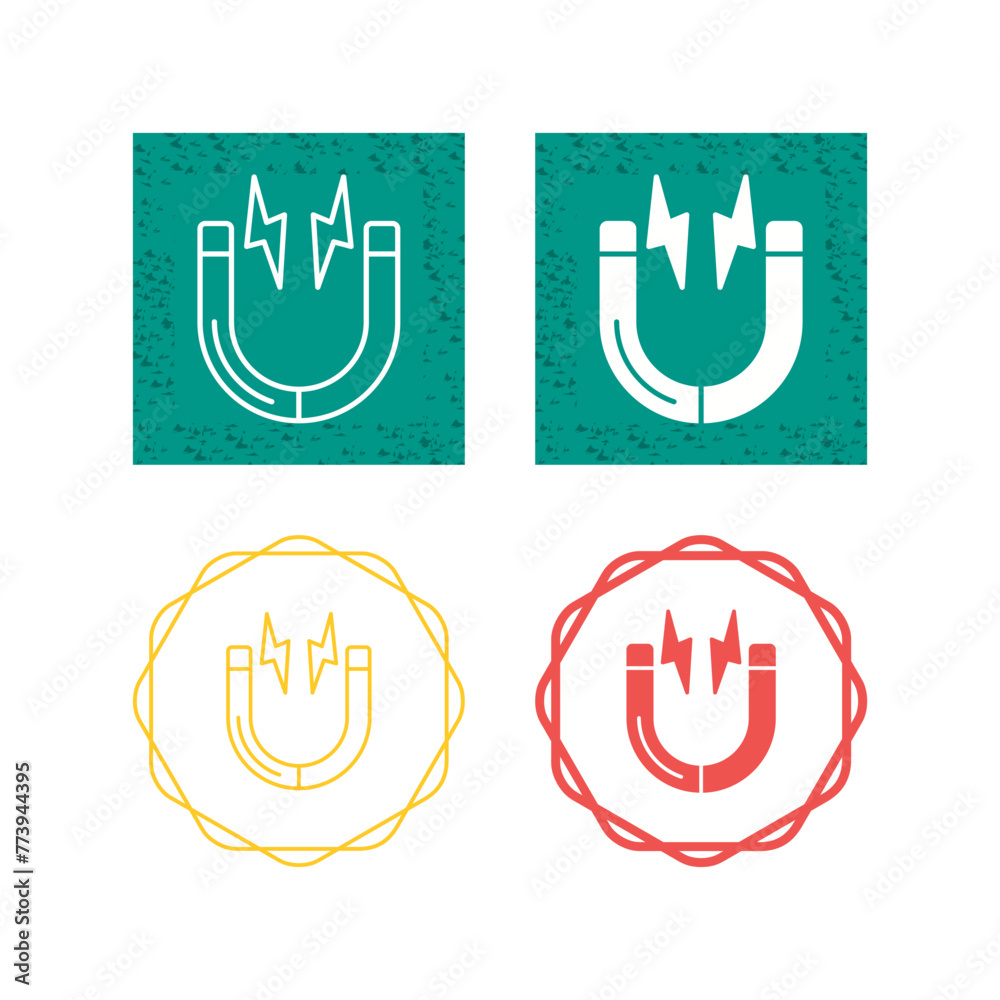Obraz premium Magnet Vector Icon