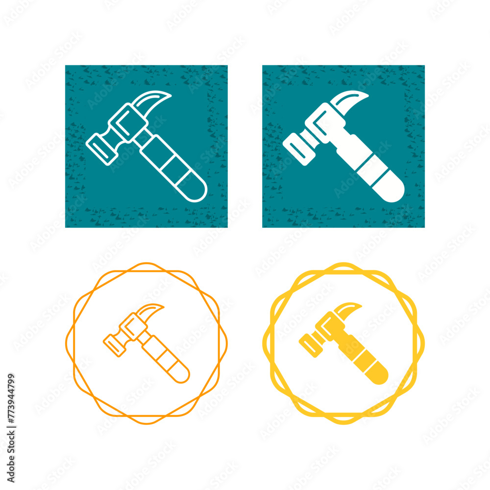 Hammer Vector Icon Hammer Vector Icon