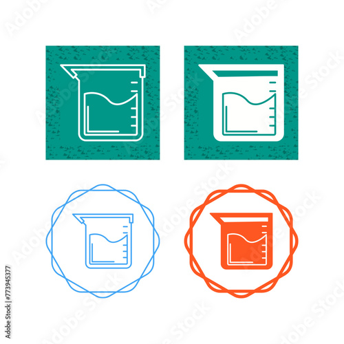 Beaker Vector Icon