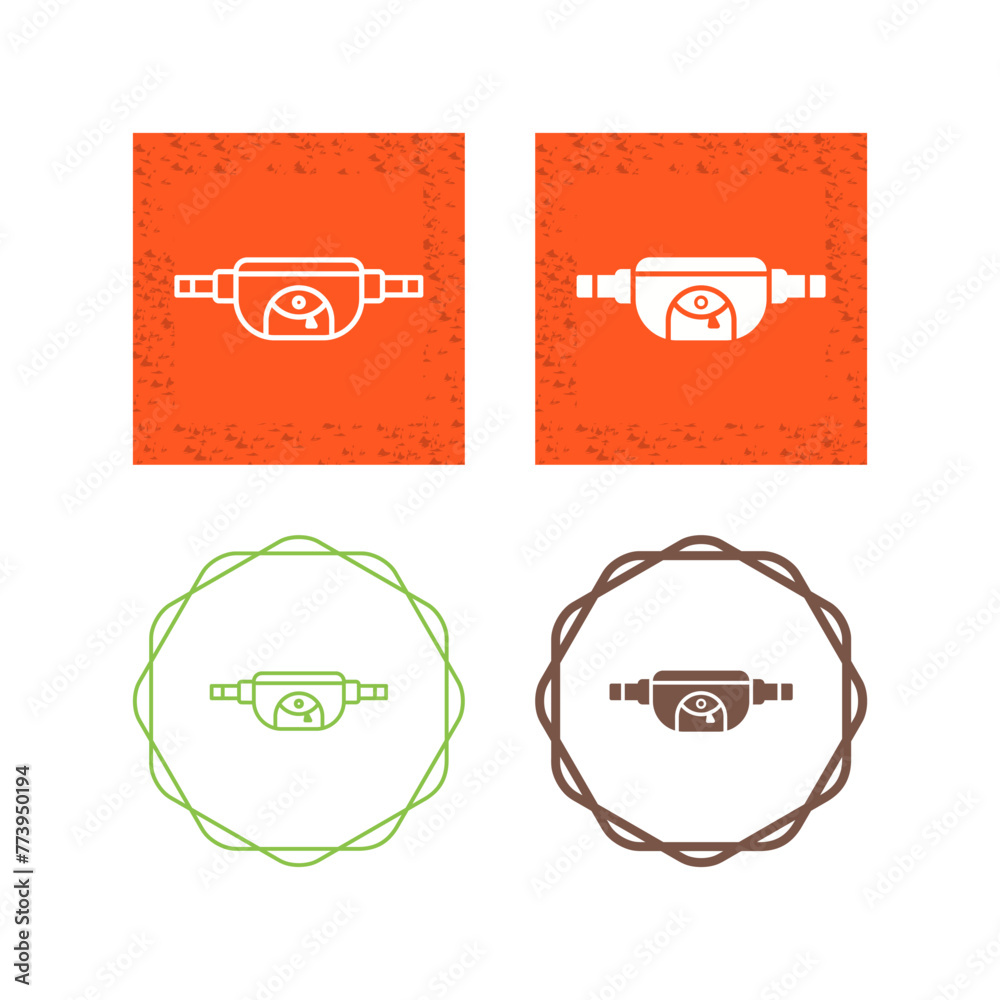Fanny Pack Vector Icon Fanny Pack Vector Icon