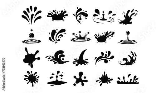 Water droplet SVG, Silhouette, Cut File, cutting files, printable design, Clipart,