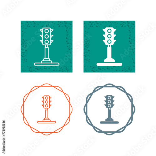 Traffic Light Vector Icon